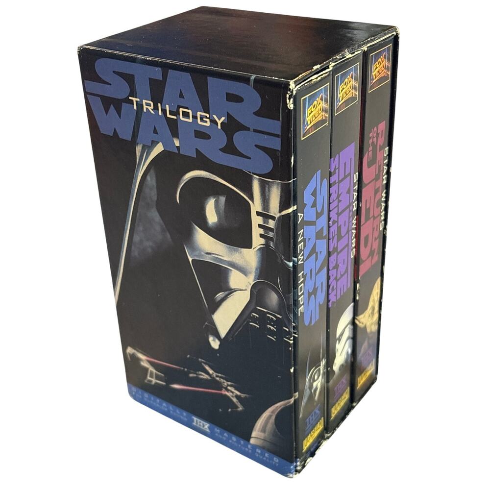 Star Wars Trilogy VHS 1995 Digitally Remastered THX Box Set with Special Offers